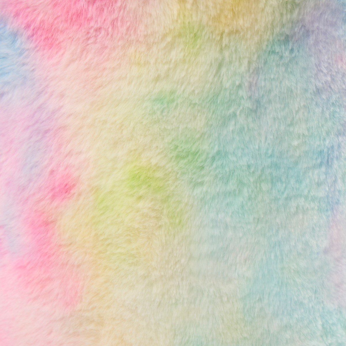 OHS Faux Fur Storage Basket - Tie Dye>