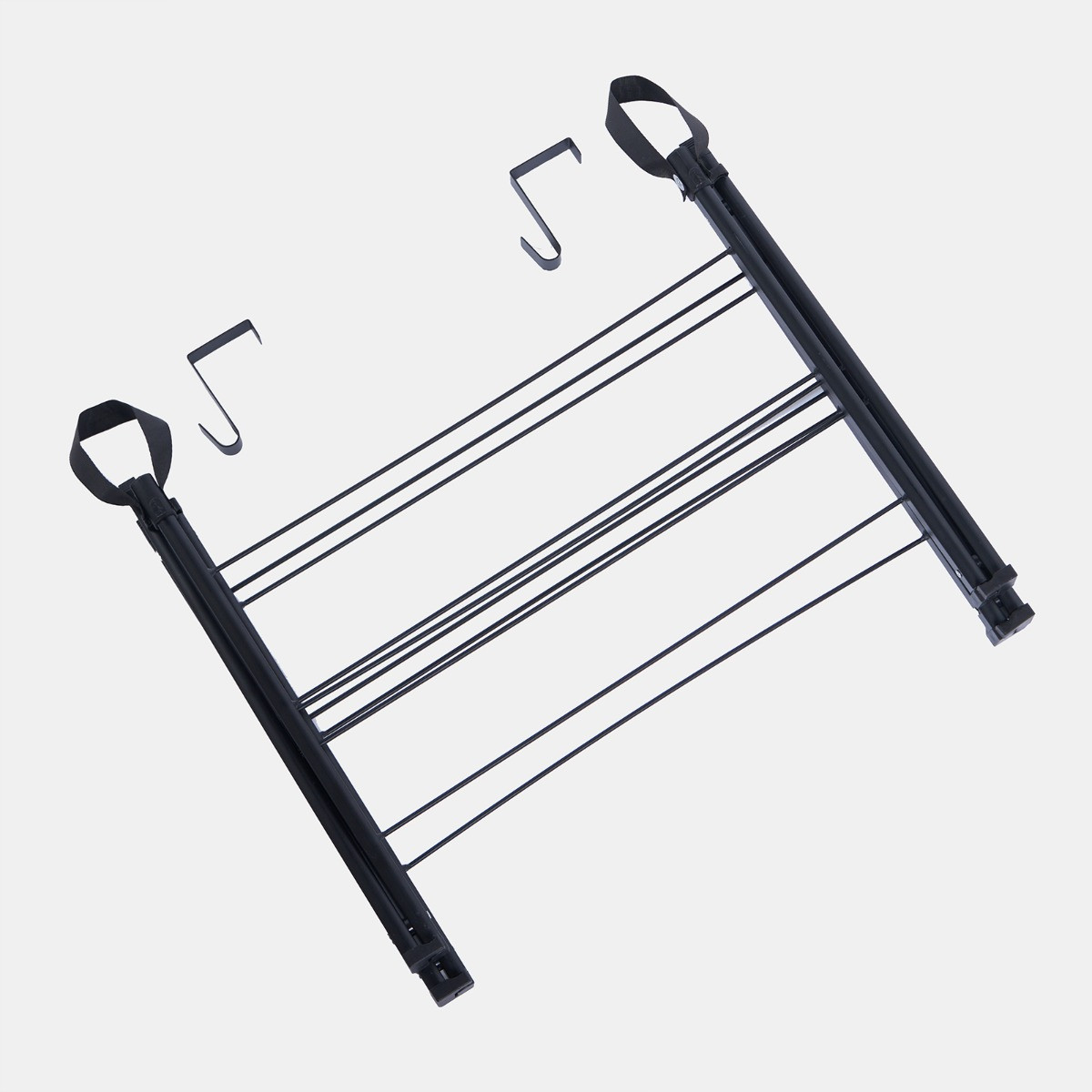 OHS 5m Over Door Concertina Airer - Black>