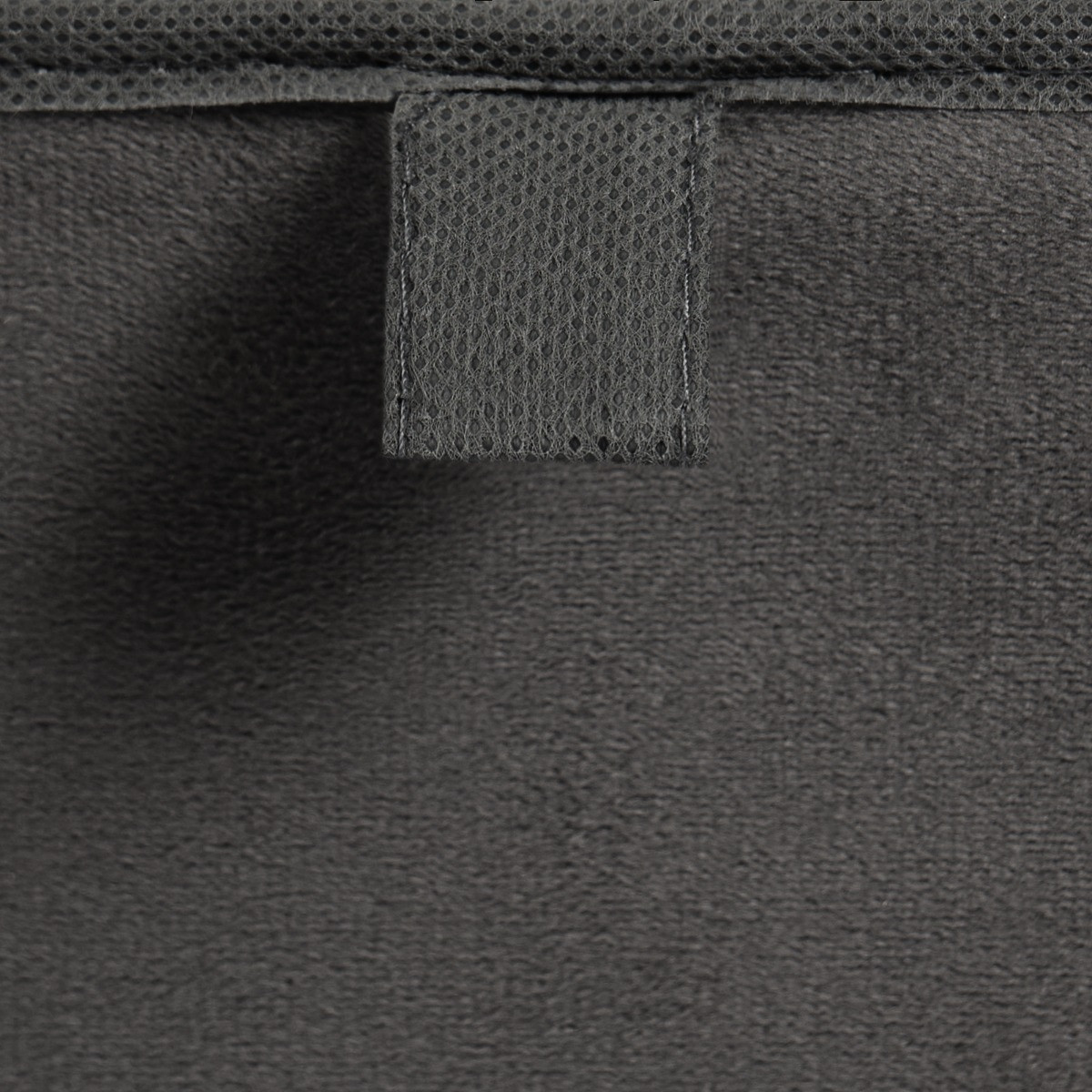 OHS Matte Velvet Cube Storage Boxes, Charcoal - 2 Pack>