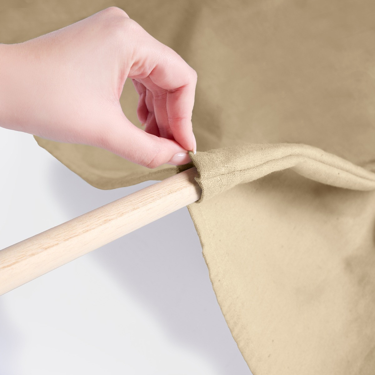 OHS Foldable Kids Storage Teepee - Natural>