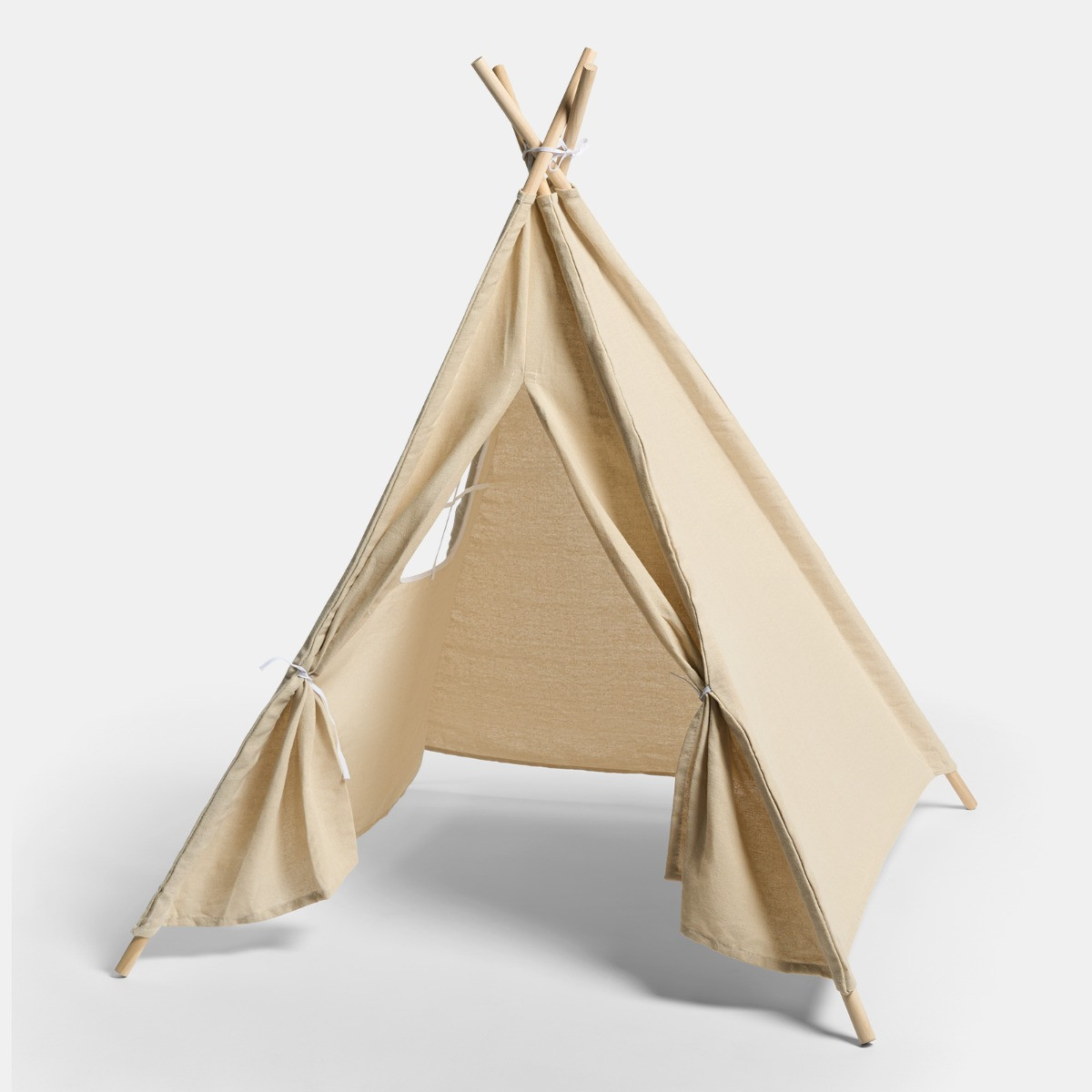 OHS Foldable Kids Storage Teepee - Natural>