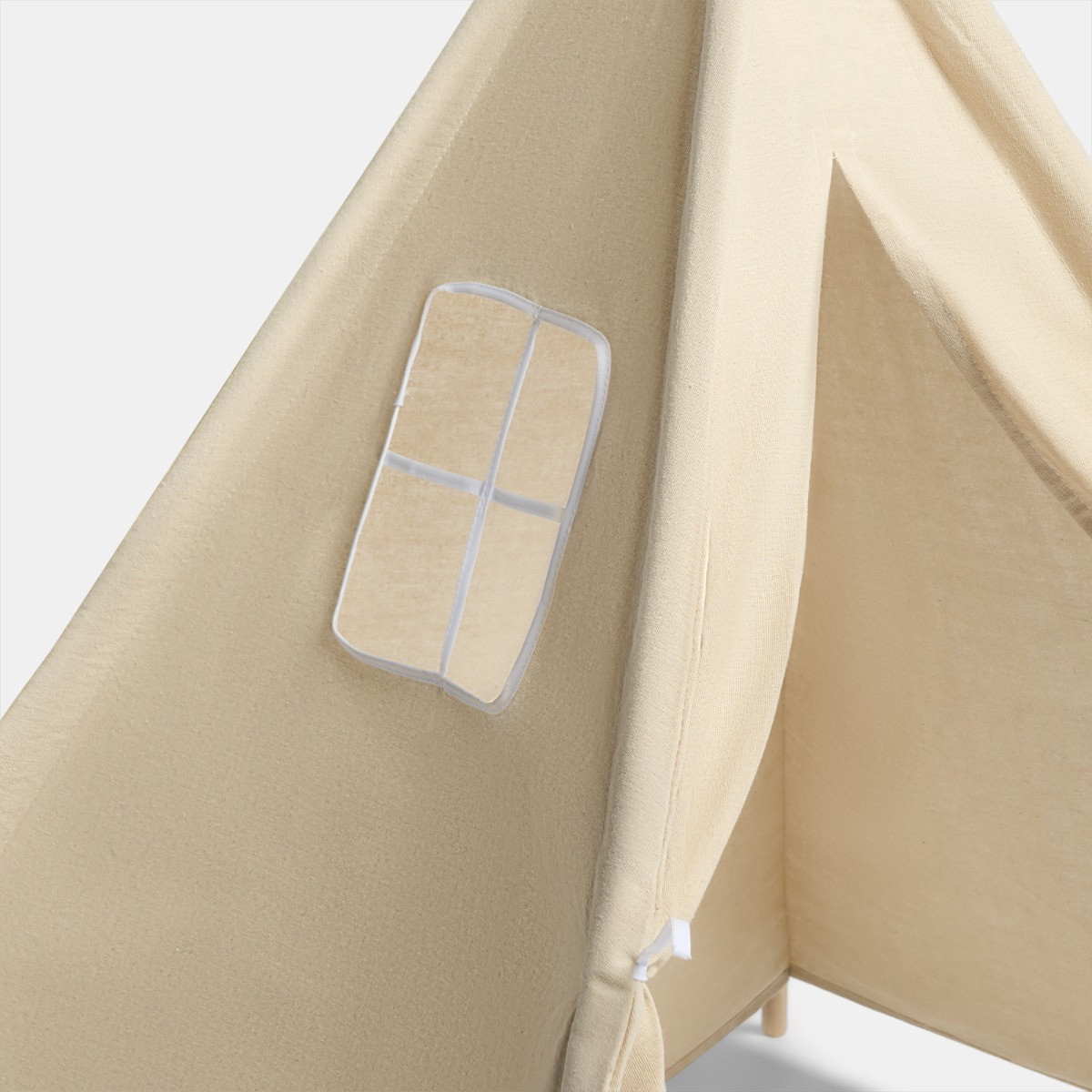 OHS Foldable Kids Storage Teepee - Natural>
