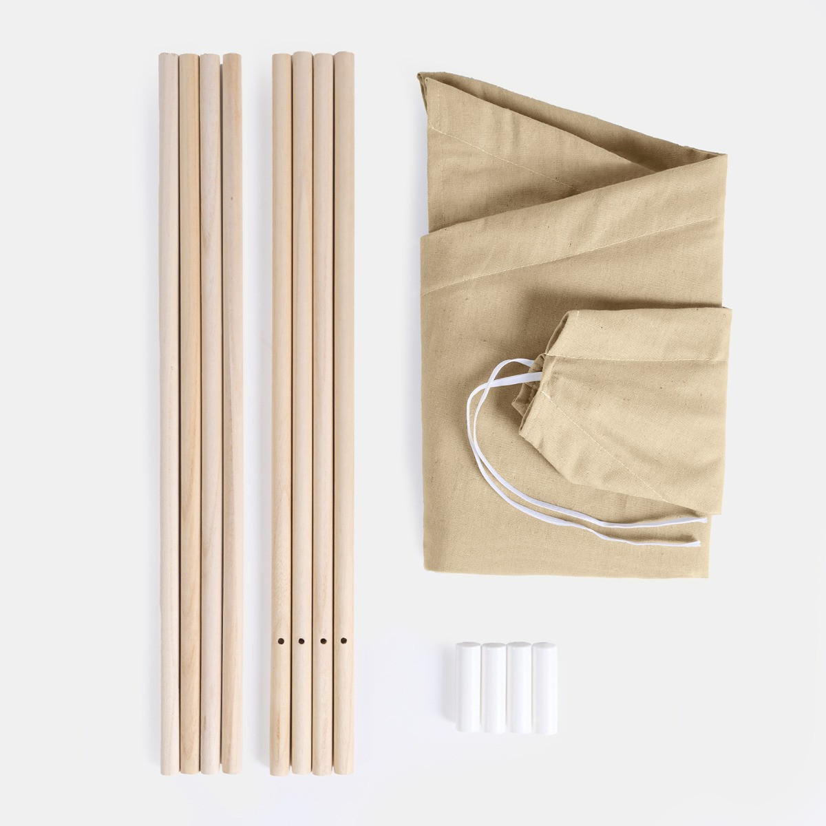 OHS Foldable Kids Storage Teepee - Natural>