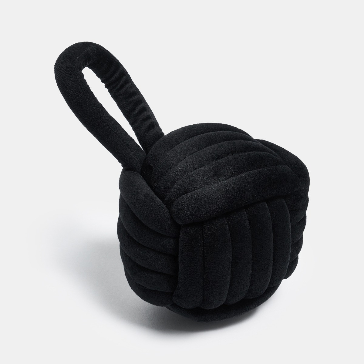 OHS Velvet Rope Doorstop - Black>