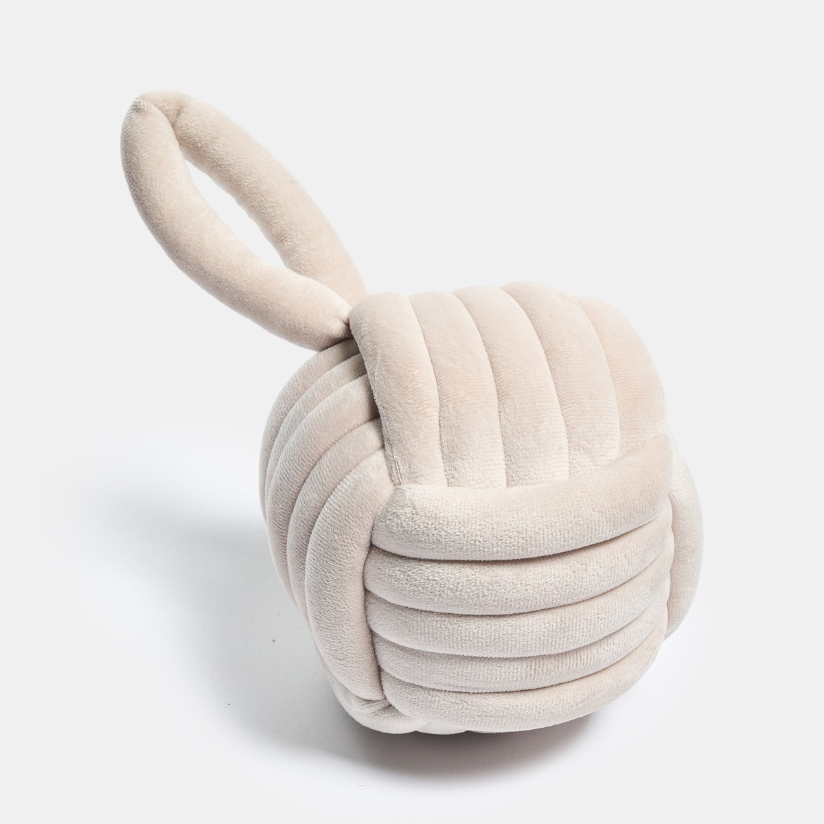 OHS Velvet Rope Doorstop - Cream>