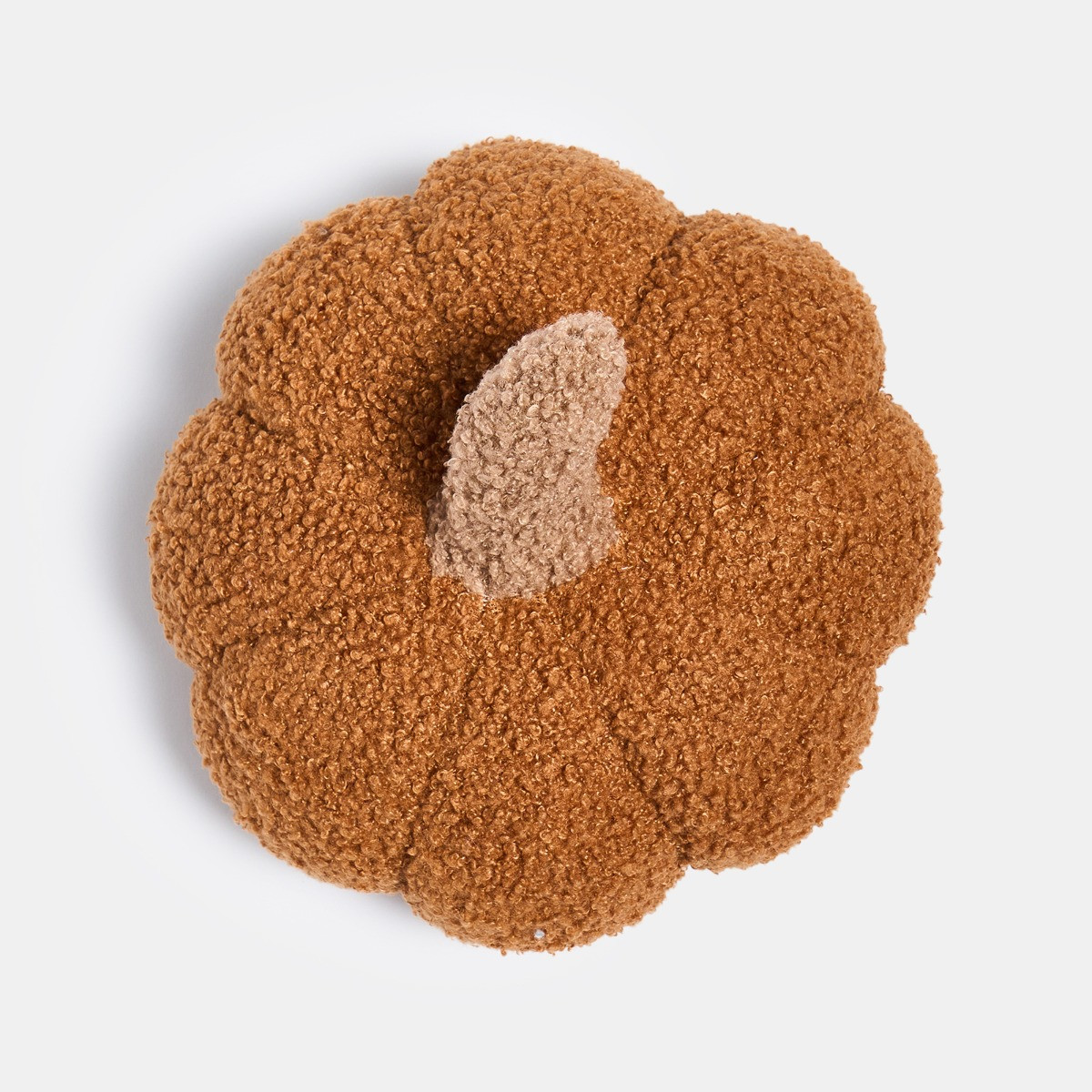 OHS Boucle Pumpkin Doorstop - Burnt Orange>