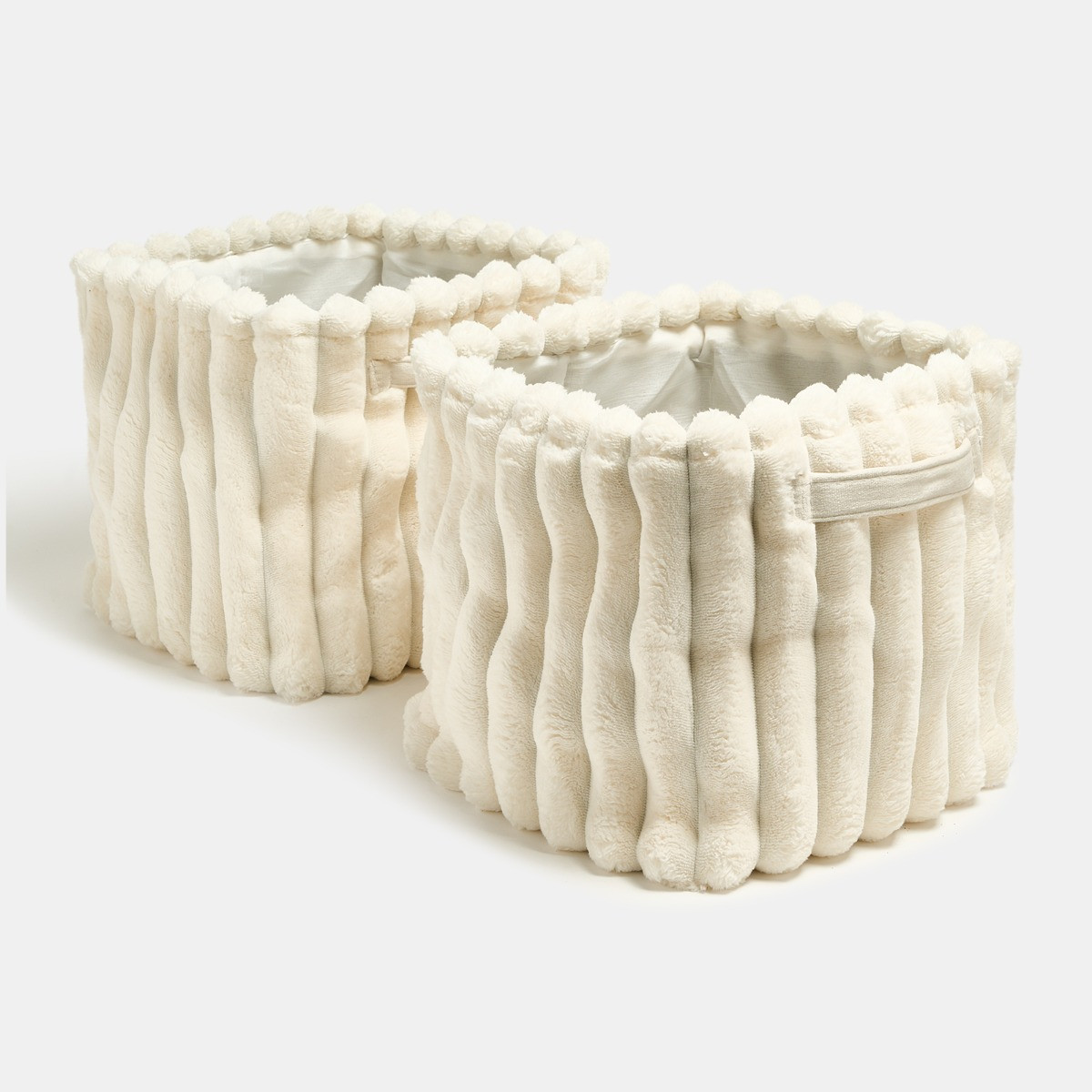 OHS Ribbed Storage Boxes - Natural>