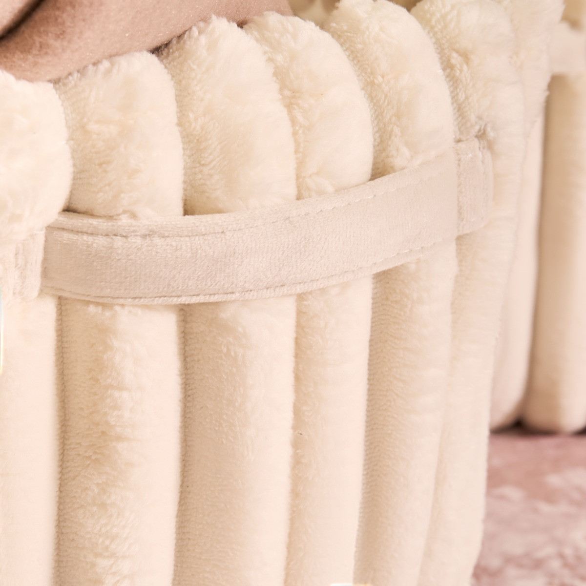 OHS Ribbed Storage Boxes - Natural>