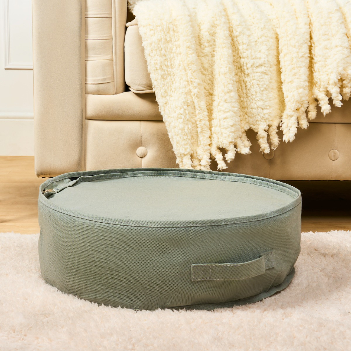 OHS Wreath Storage Bag - Grey>