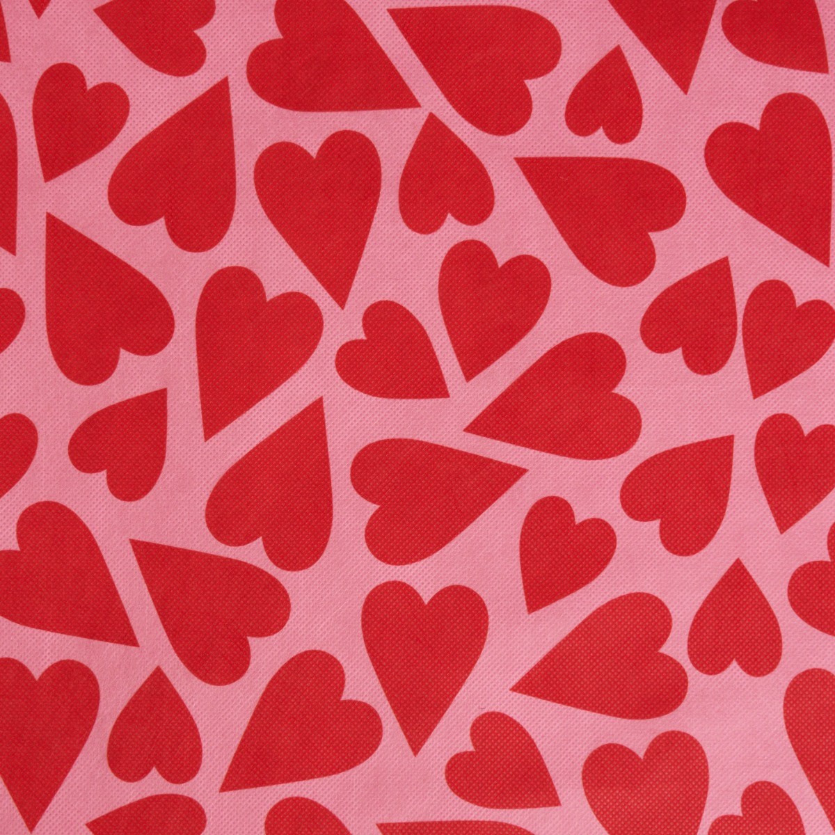 OHS Hearts Large Collapsible Storage Box with Lid - Pink/Red>