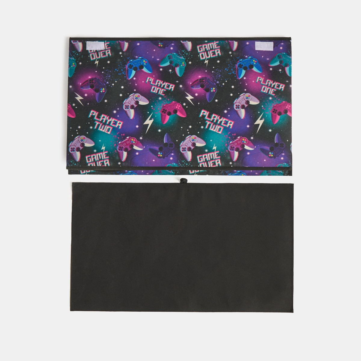 OHS Gaming Large Collapsible Storage Box with Lid - Neon>