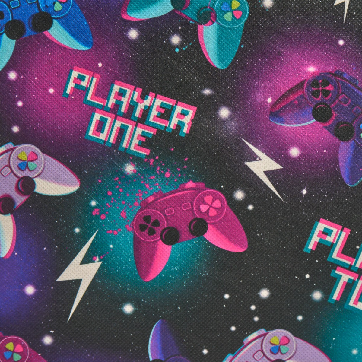 OHS Gaming Large Collapsible Storage Box with Lid - Neon>