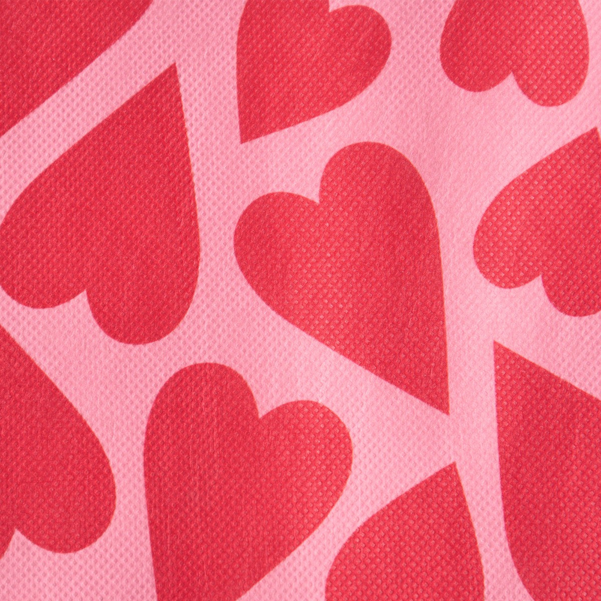 OHS Heart Print Storage Basket - Pink>