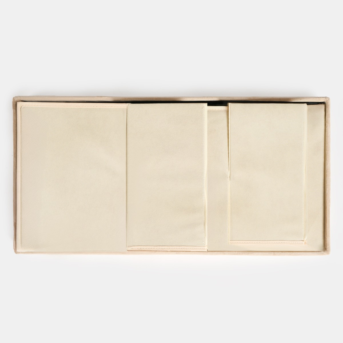 OHS Matte Velvet 6-Drawer Storage Chest - Natural>