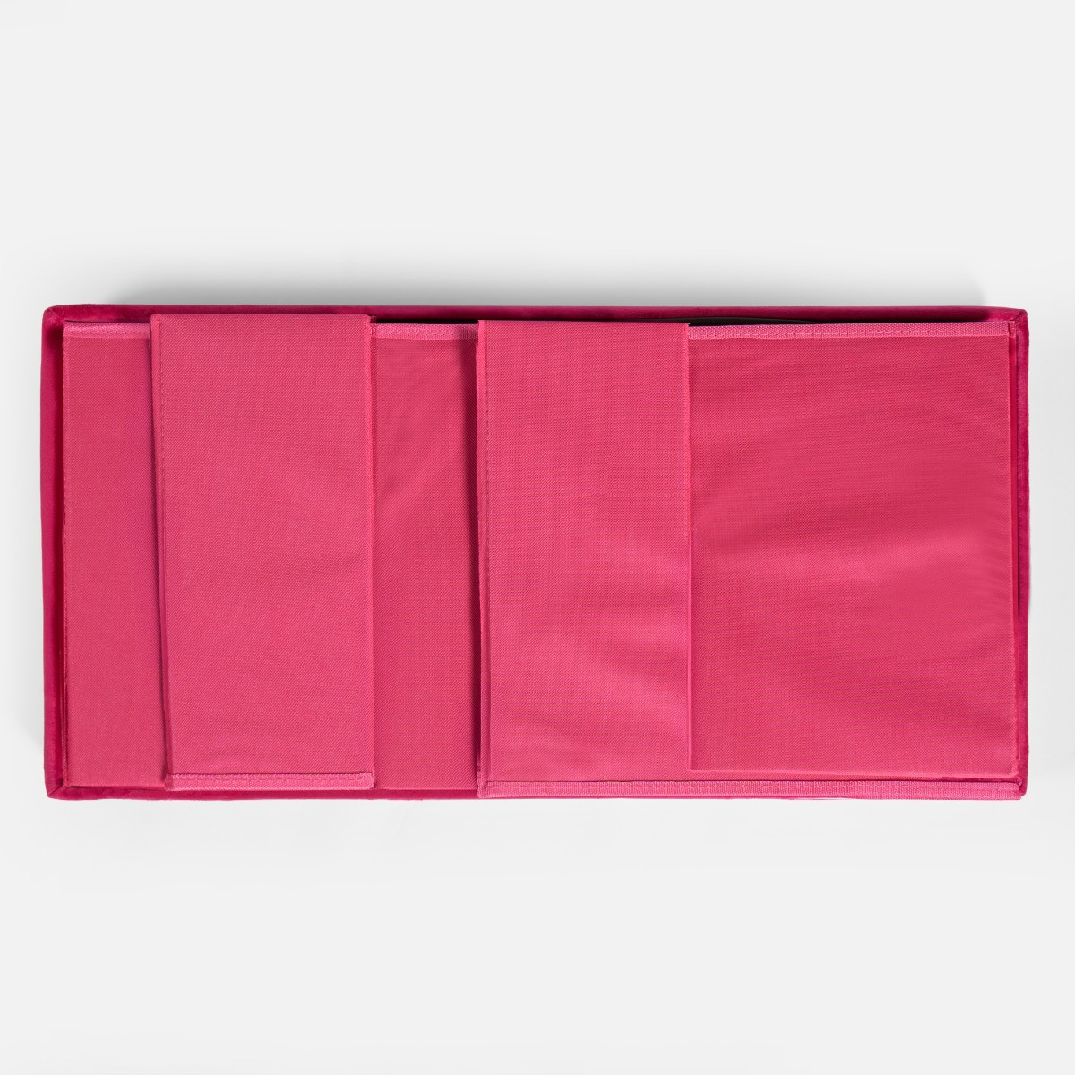 OHS Matte Velvet 6-Drawer Storage Chest - Hot Pink>
