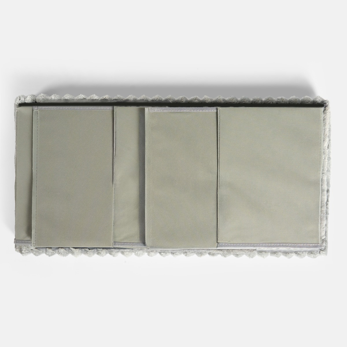 OHS Ribbed 6-Drawer Storage Chest - Grey>