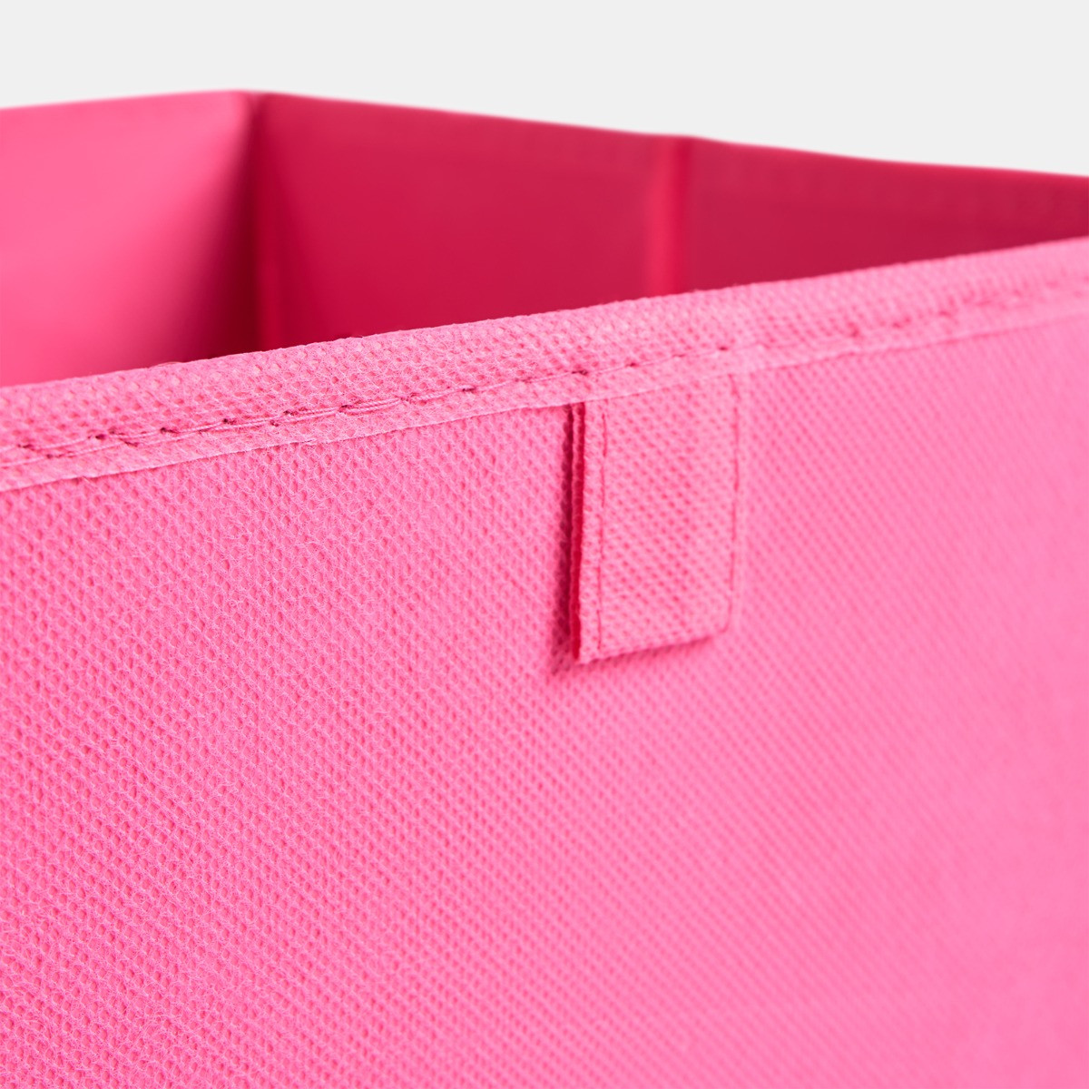 OHS Plain Cube Storage Boxes, Hot Pink - 2 Pack>