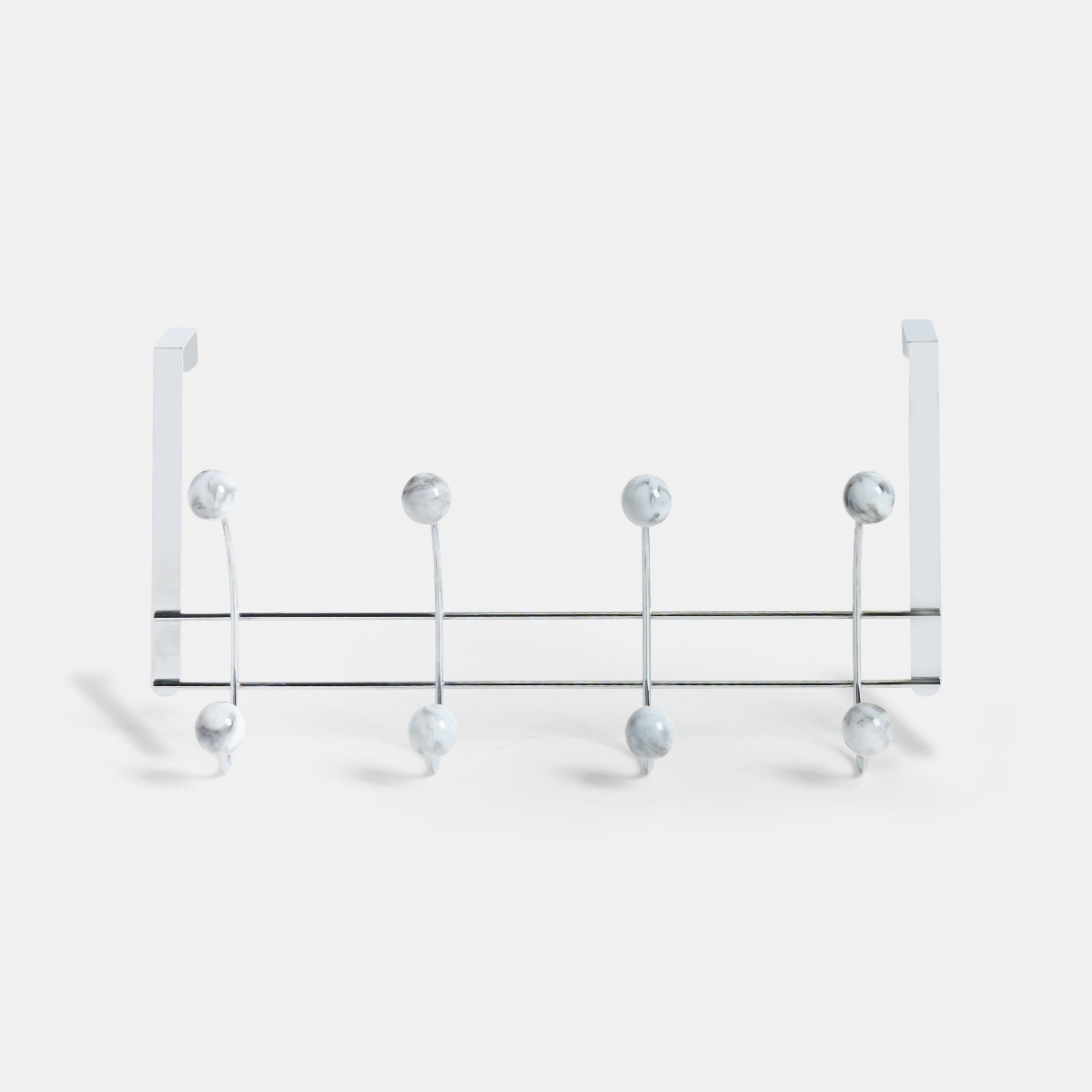 OHS Metal Over Door Hook - White Marble>