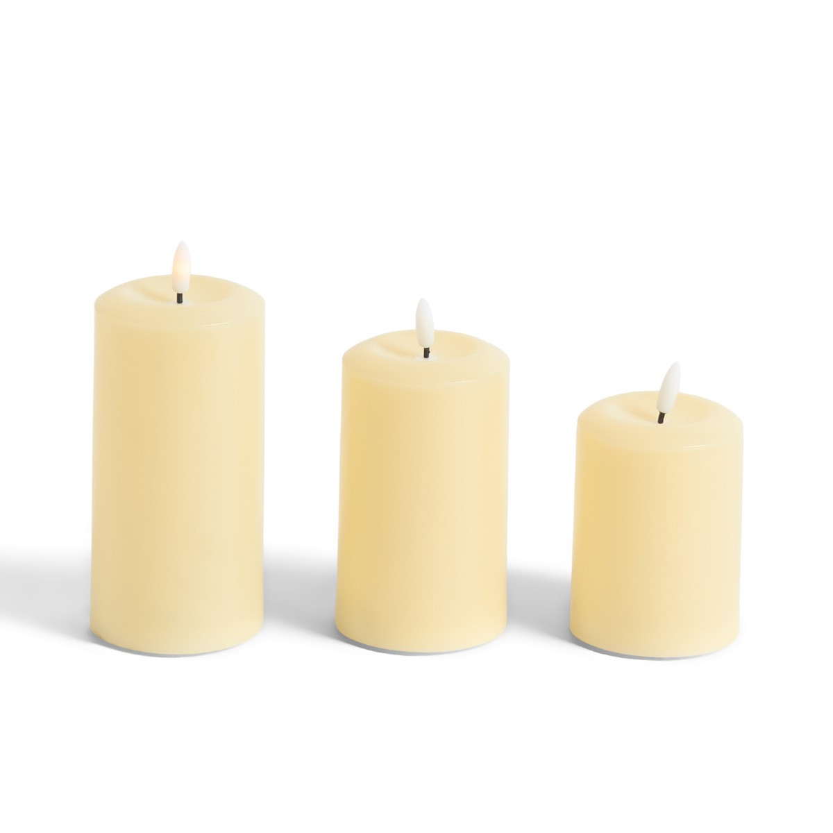 OHS LED Candles, Cream - 3 Pack>
