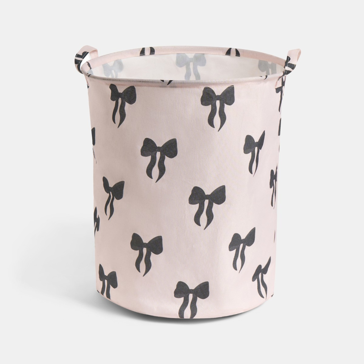 OHS Bow Print Storage Basket - Monochrome>