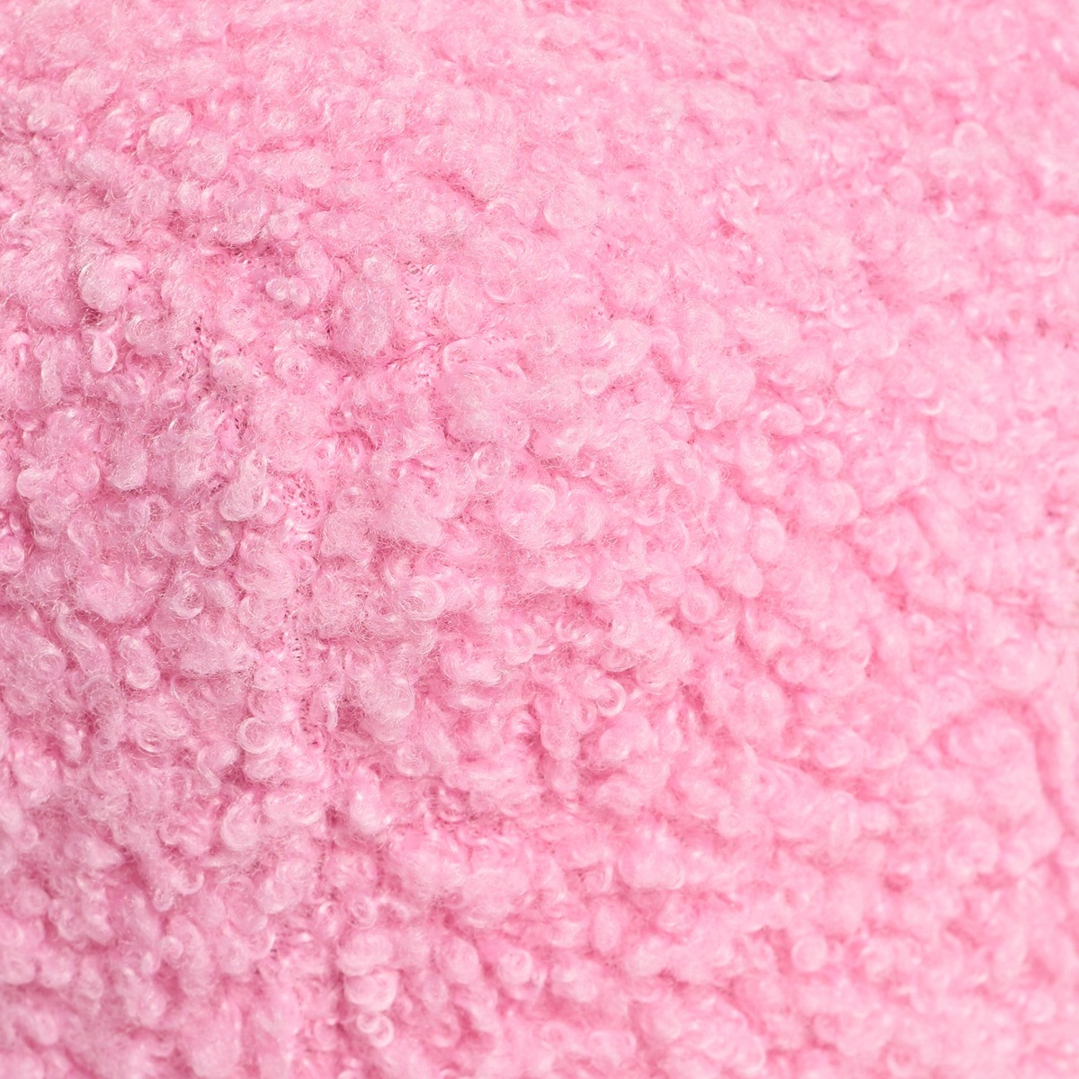 OHS Boucle Heart Print Dice Doorstop - Pink/Red>