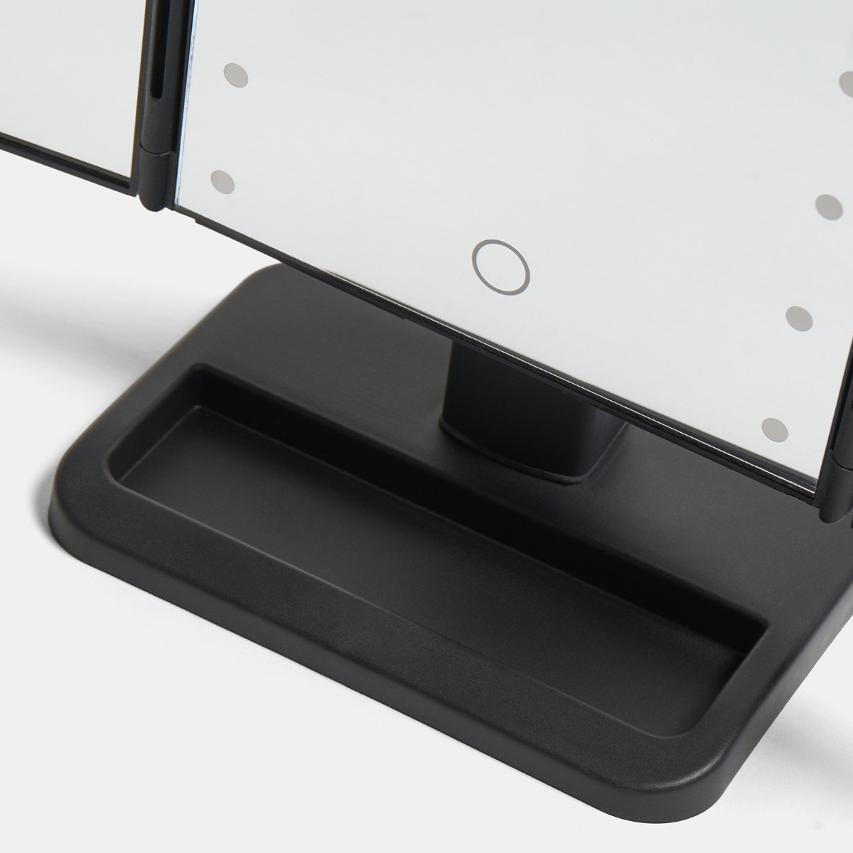 OHS LED 3-Way Vanity Mirror - Black>