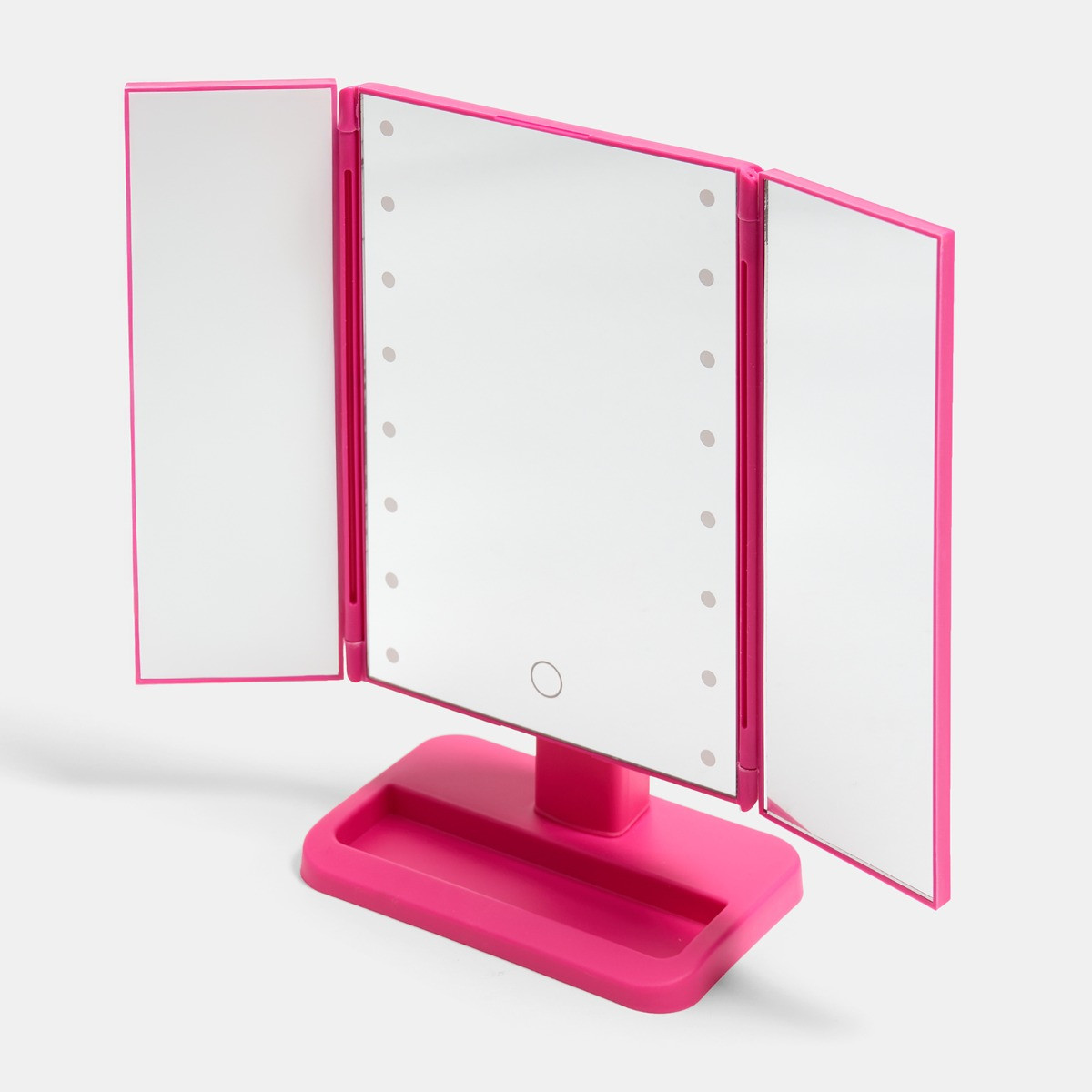 OHS LED 3-Way Vanity Mirror - Hot Pink>