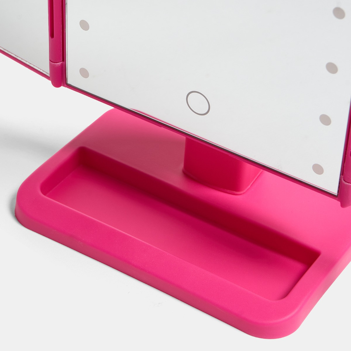 OHS LED 3-Way Vanity Mirror - Hot Pink>