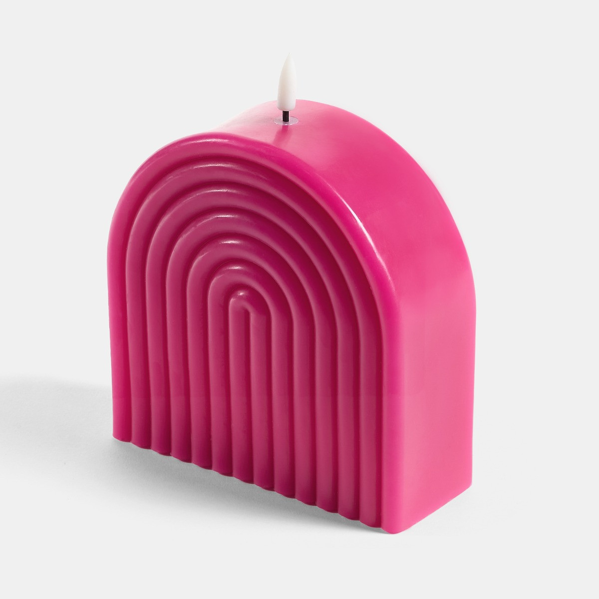 OHS LED Arches Candle - Hot Pink>