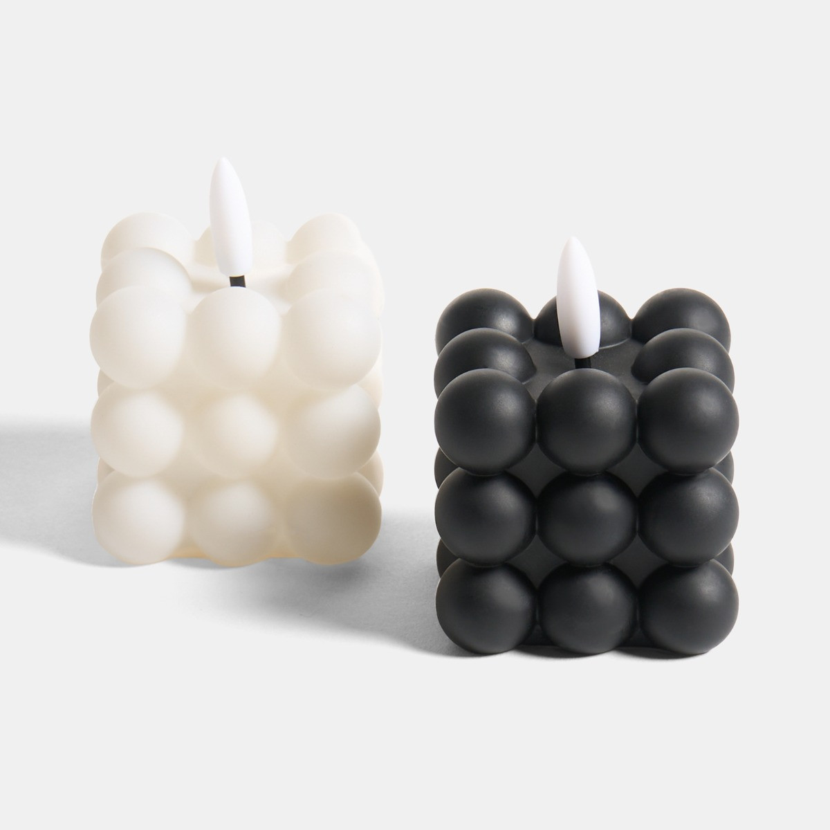 OHS LED Bubble Candle, Monochrome - 2 Pack>