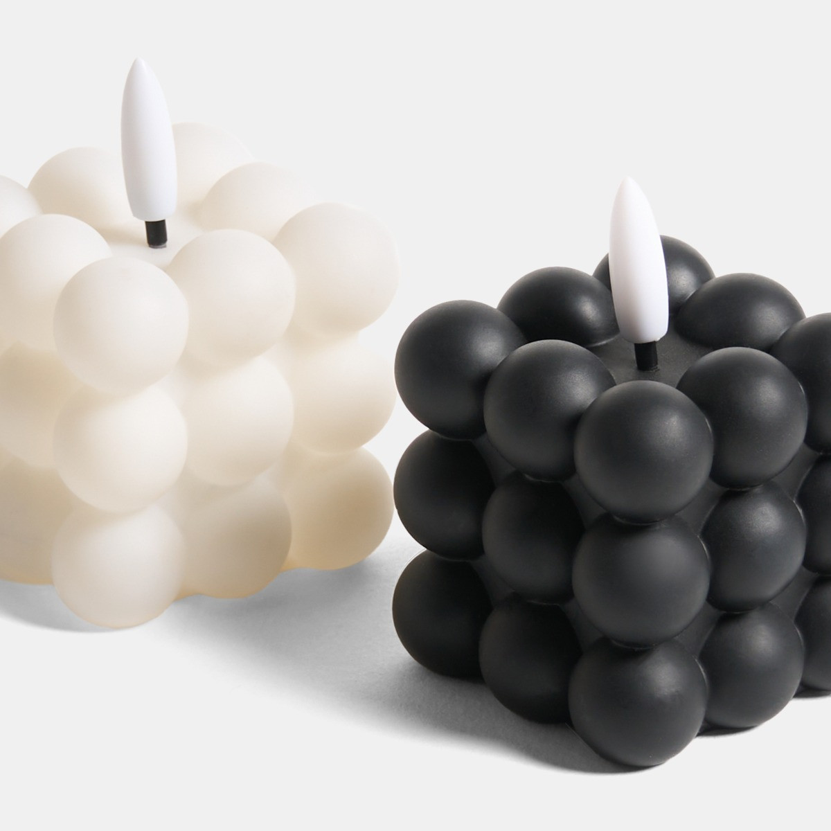 OHS LED Bubble Candle, Monochrome - 2 Pack>