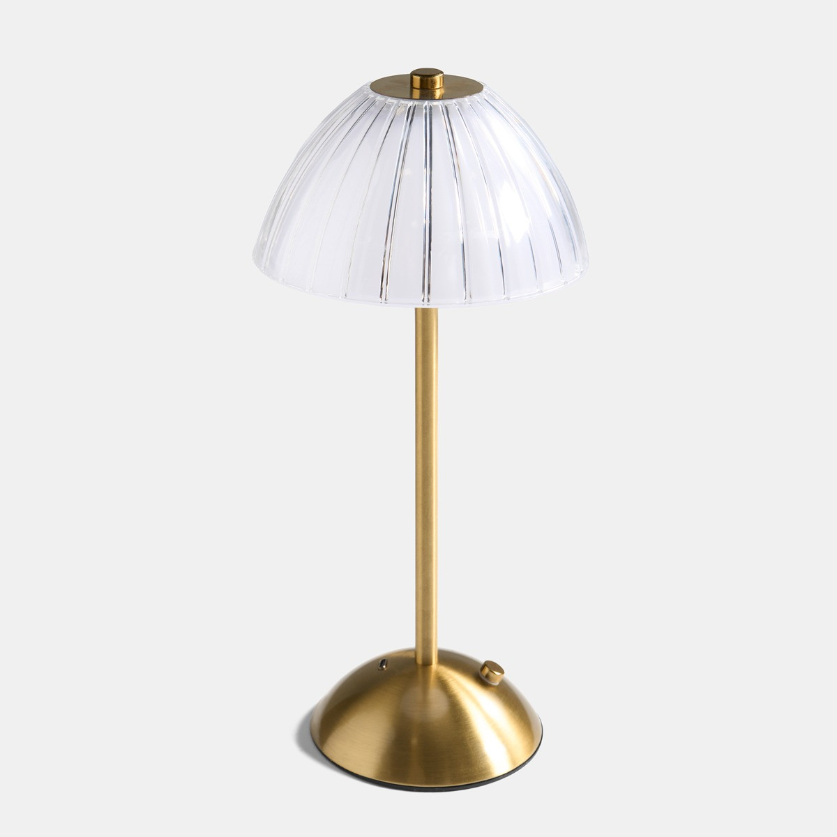 OHS Rechargable LED Lamp - Clear/Gold>