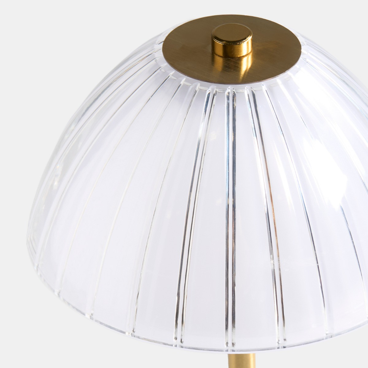 OHS Rechargable LED Lamp - Clear/Gold>
