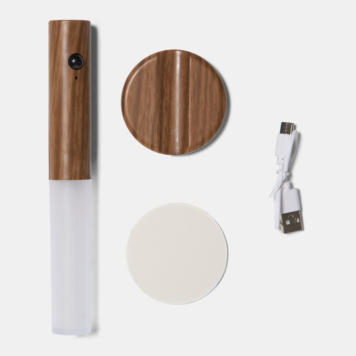 OHS Sensor Wall Lights, Wood - 2 Pack>