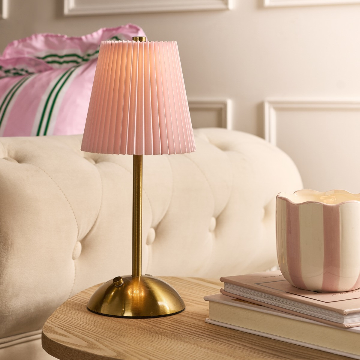 OHS Rechargeable Table Lamp - Pink>
