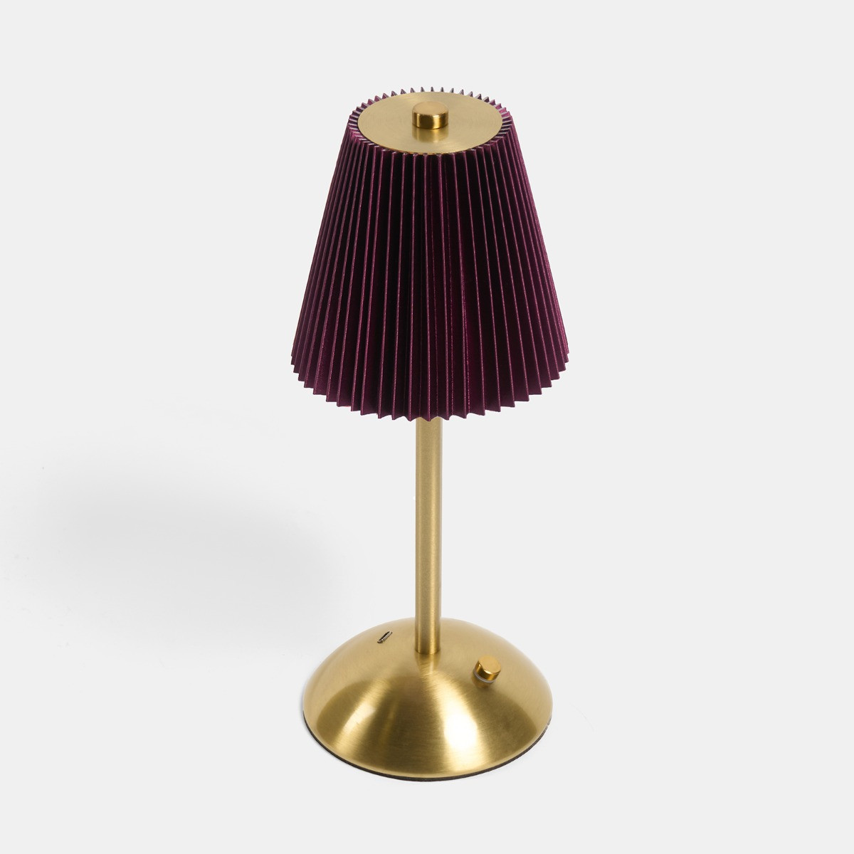 OHS Rechargeable Table Lamp - Burgundy>