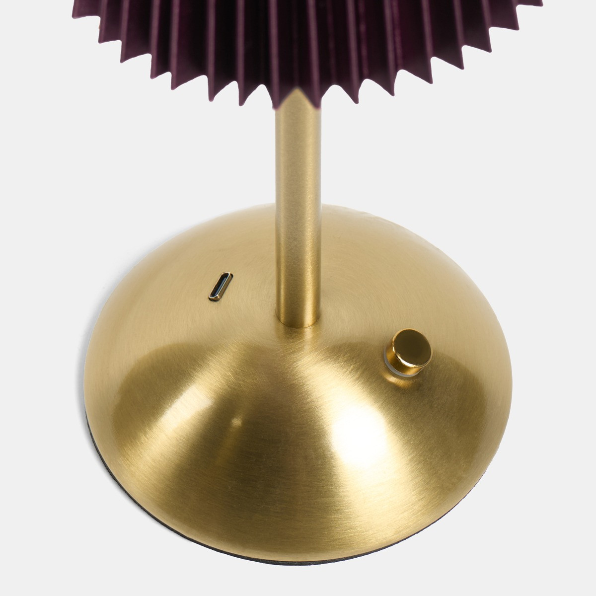 OHS Rechargeable Table Lamp - Burgundy>