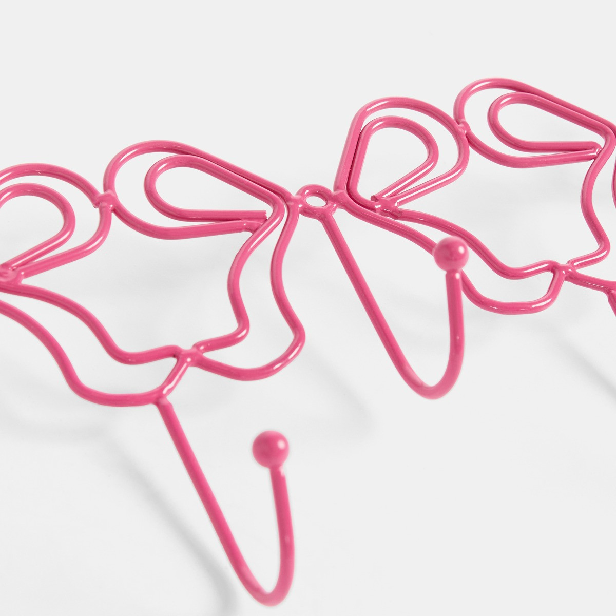 OHS Bow Metal Over Door Hook - Pink>