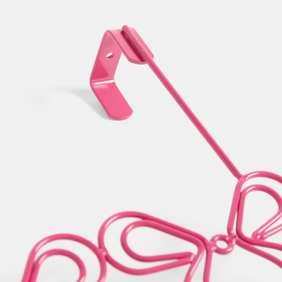 OHS Bow Metal Over Door Hook - Pink>