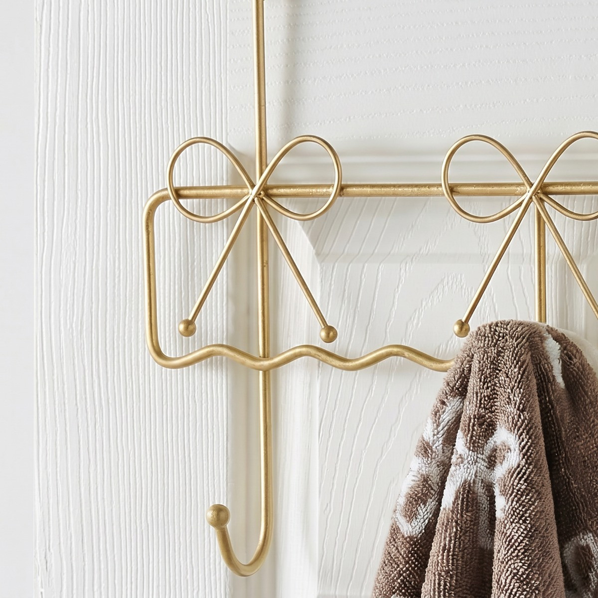 OHS Bow Metal Over Door Hook - Gold>