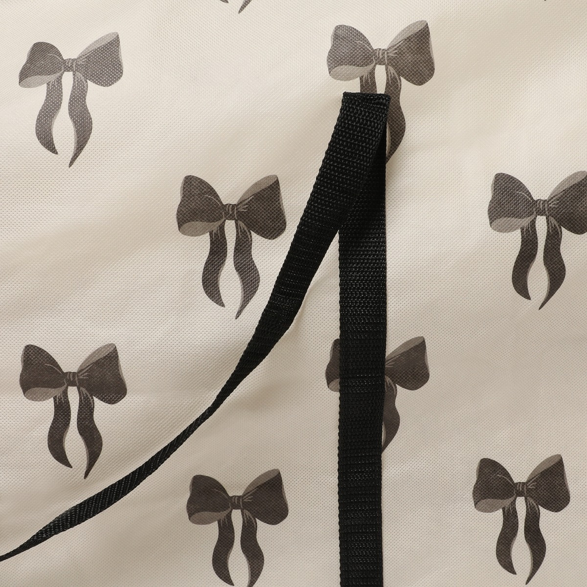 OHS Bow Print Christmas Tree Storage Bag - Monochrome>