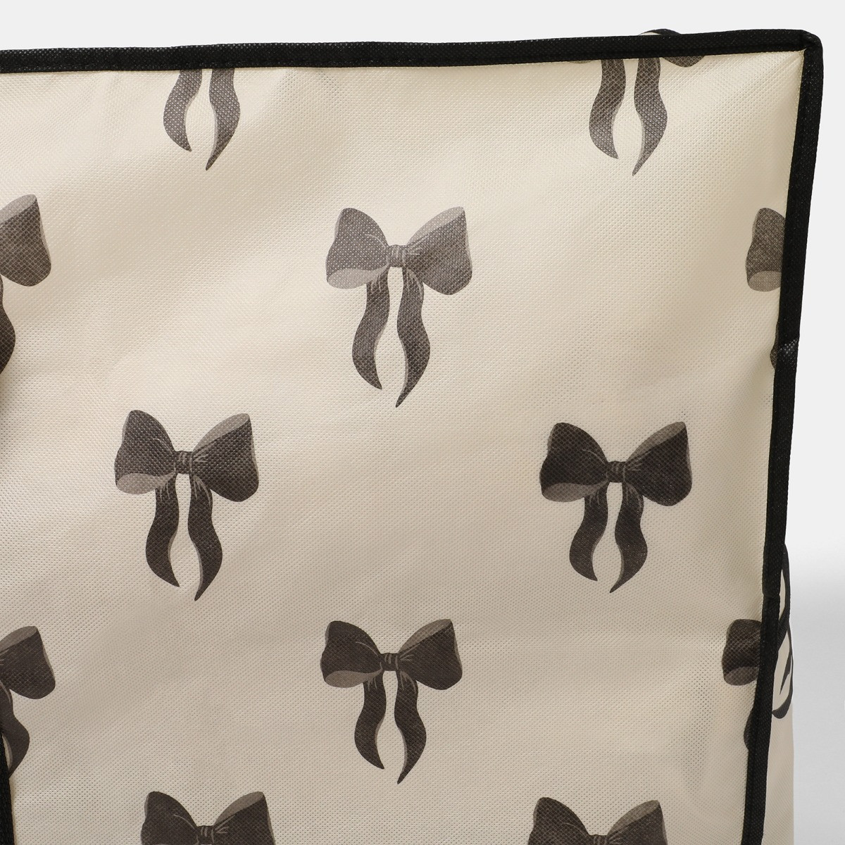 OHS Bow Print Christmas Tree Storage Bag - Monochrome>