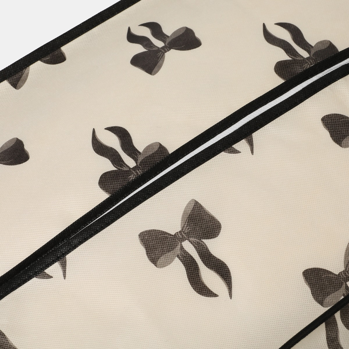 OHS Bow Print Christmas Tree Storage Bag - Monochrome>