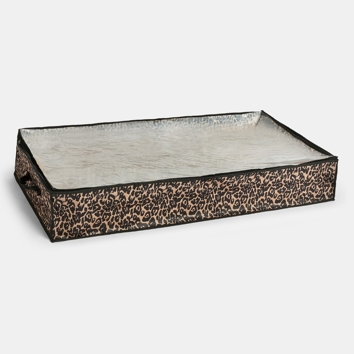 OHS 2 Pack Leopard Print 90L Underbed Storage Bag - Natural>