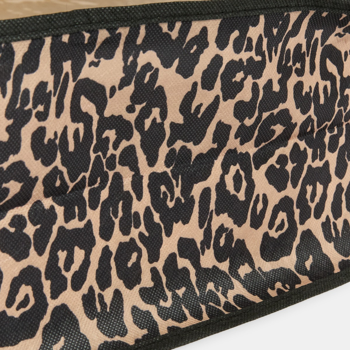 OHS 2 Pack Leopard Print 90L Underbed Storage Bag - Natural>