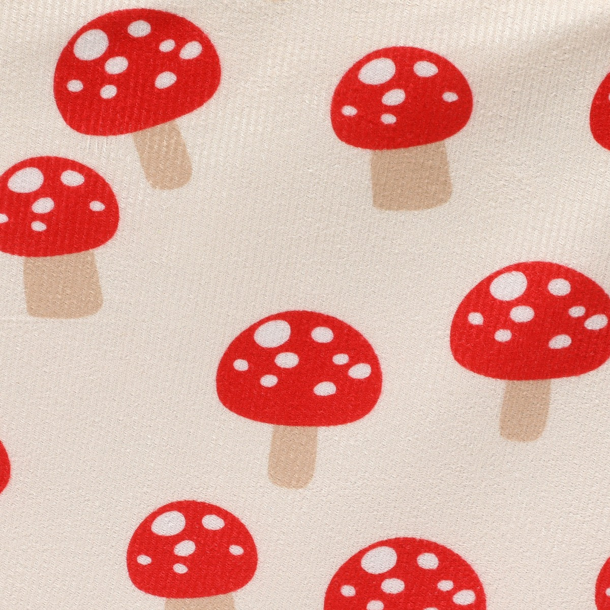 OHS Mushroom Print Cube Storage Boxes, Red/White - 2 Pack>
