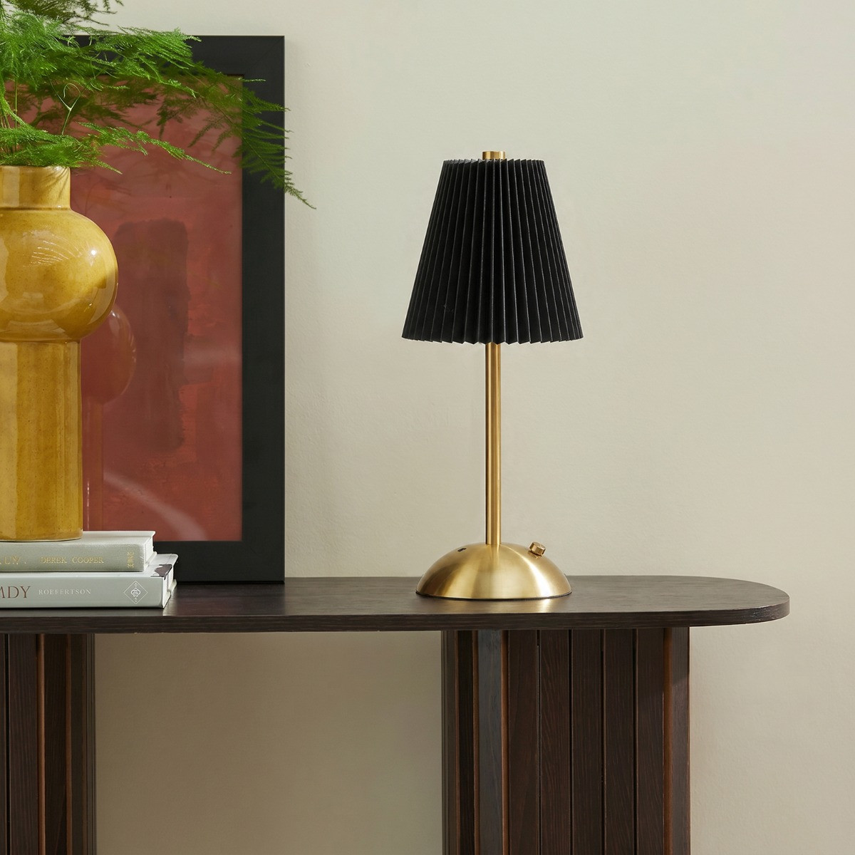 OHS Rechargeable Table Lamp - Black>