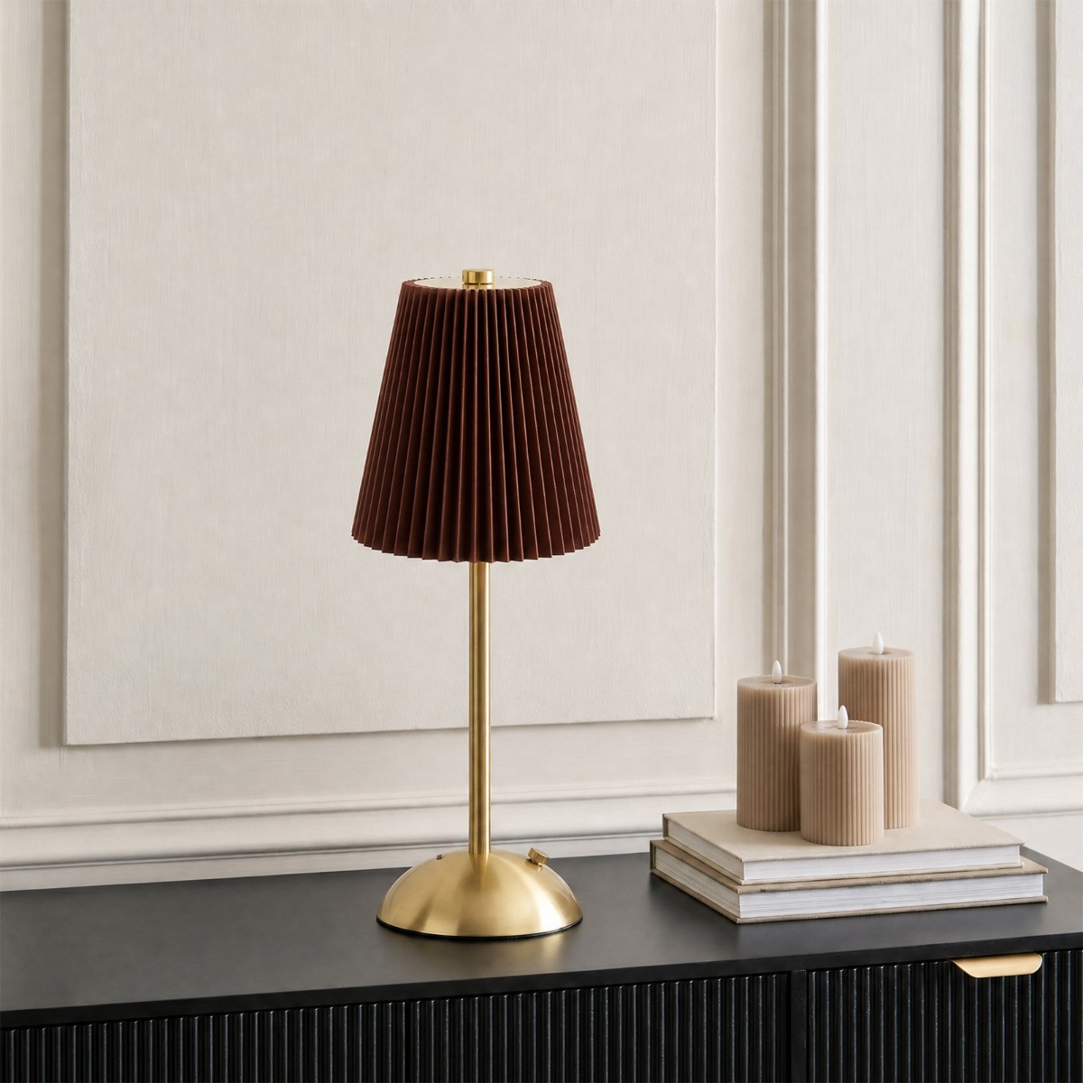 OHS Rechargeable Table Lamp - Coffee>