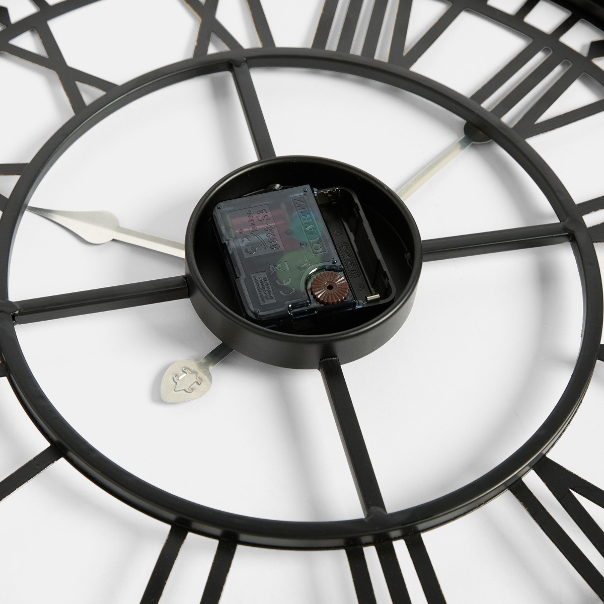 OHS Skeleton Wall Clock - Black/Gold>