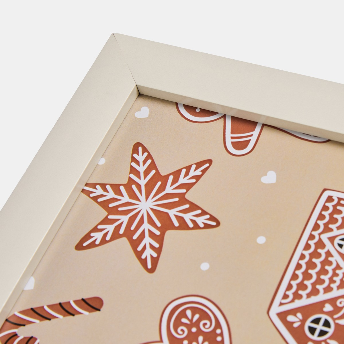 OHS Gingerbread Print Lap Tray - Natural>